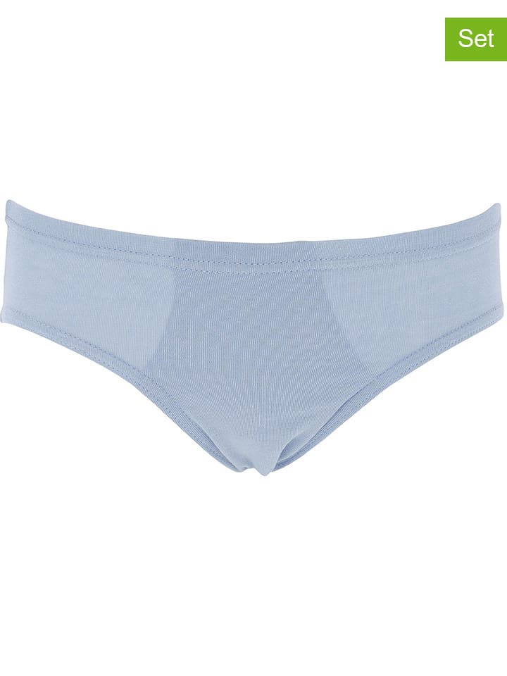 COTONELLA Slipki (3 pary) w kolorze błękitno-białym rozmiar: 142