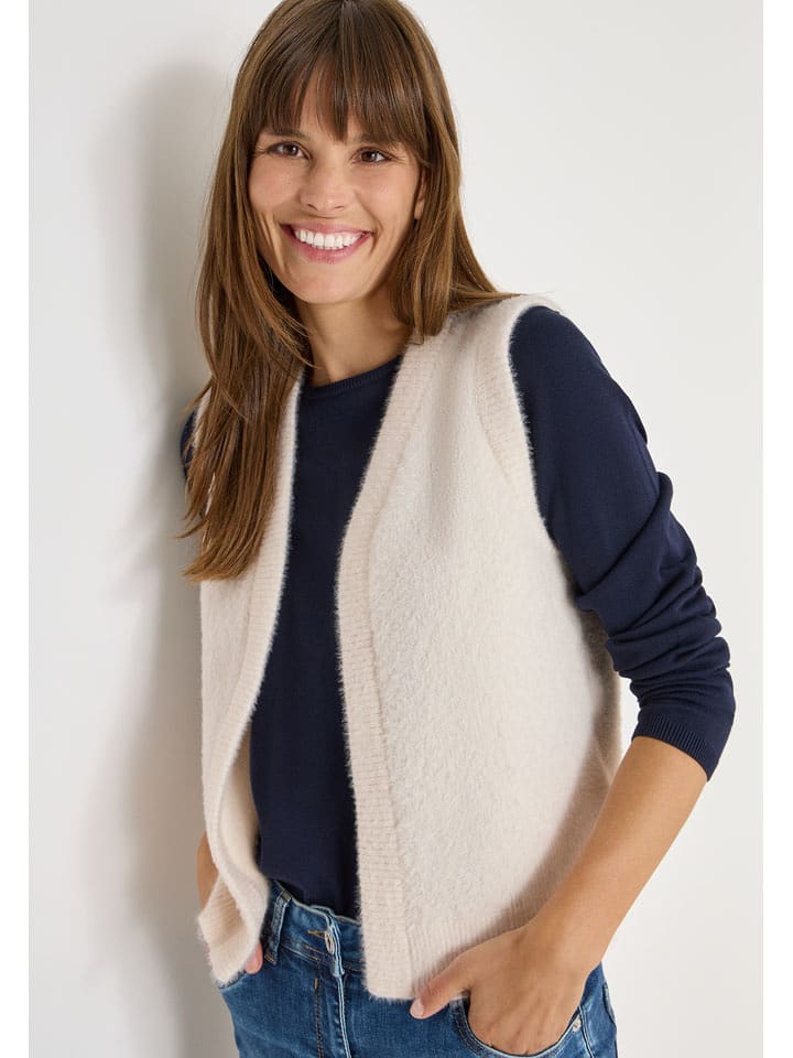 Cecil Kamizelka w kolorze kremowym rozmiar: XS