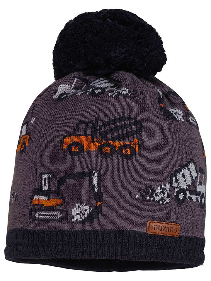 MaxiMo Czapka w kolorze granatowo-szarym rozmiar: 49 cm