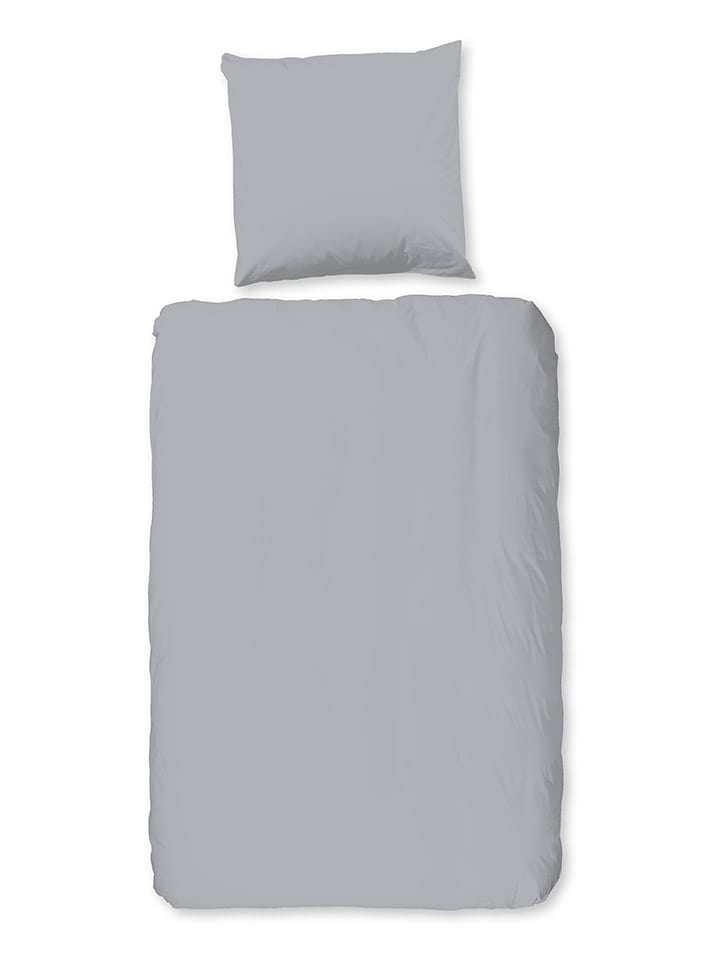 Good Morning Komplet pościeli flanelowej w kolorze szarym rozmiar: 140x220 cm