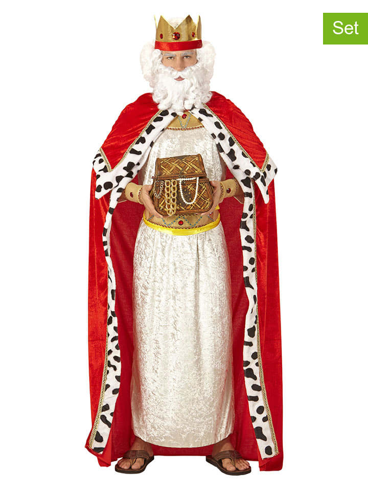 Widmann 2-częściowy kostium "Biblical King" w kolorze złoto-czerwono-białym rozmiar: XL