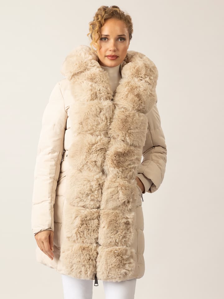 APART Płaszcz zimowy w kolorze beżowym rozmiar: 34