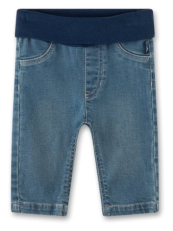 Sanetta Kidswear Dżinsy w kolorze granatowym rozmiar: 80