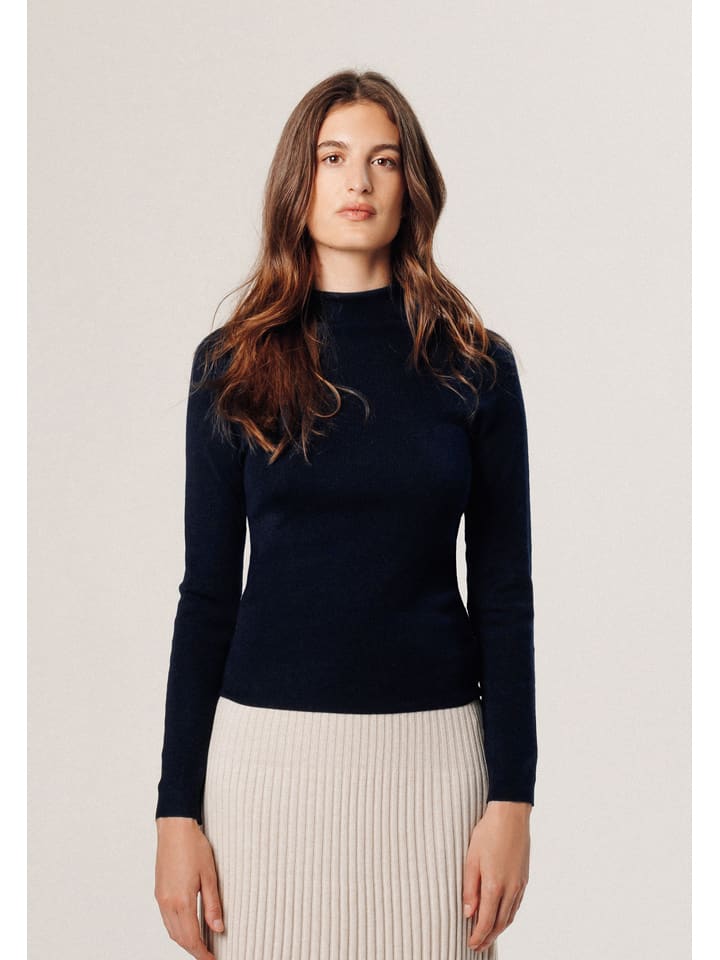 Rodier Sweter w kolorze granatowo-beżowym rozmiar: M