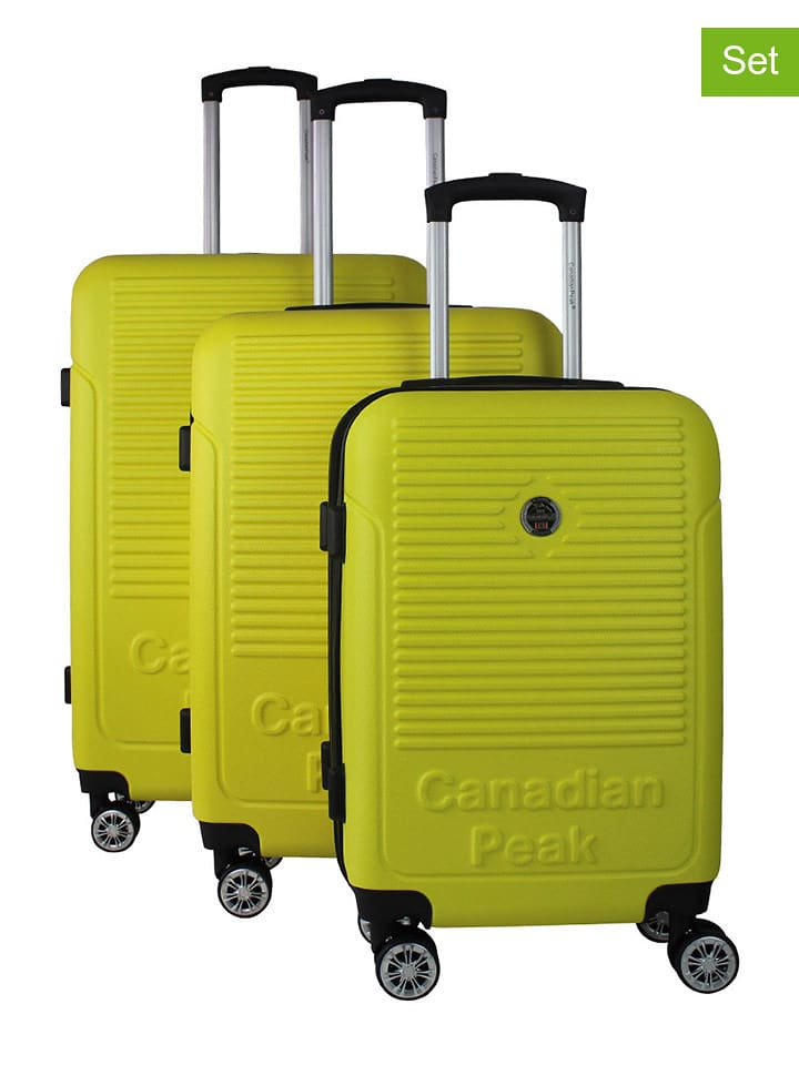 Canadian Peak 3-częściowy zestaw "Santiegoeak" w kolorze żółtym rozmiar: onesize