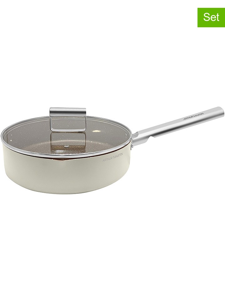 Arthur Martin 2-częściowy zestaw w kolorze kremowym - Ø 28 cm rozmiar: onesize