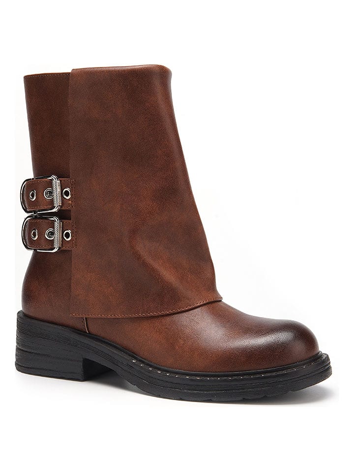 C'M Botki w kolorze karmelowym rozmiar: 36