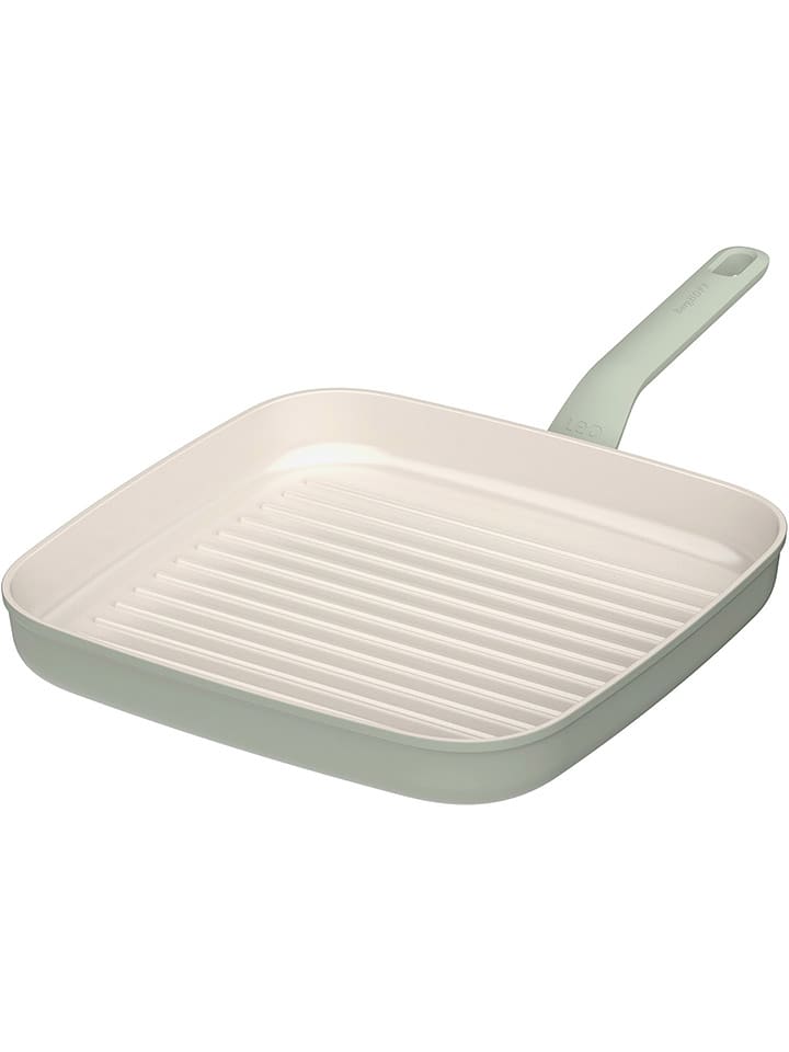 BergHOFF Patelnia grillowa "Balance" w kolorze kremowo-zielonym - dł. 24 cm rozmiar: onesize