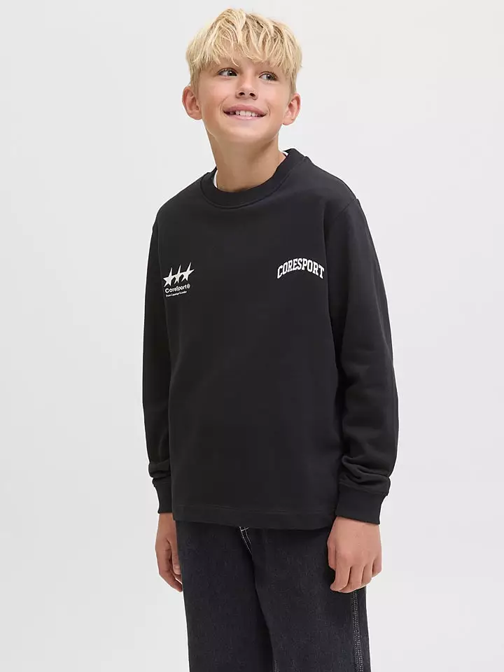 JACK & JONES Junior Bluza "Signal" w kolorze czarnym rozmiar: 176