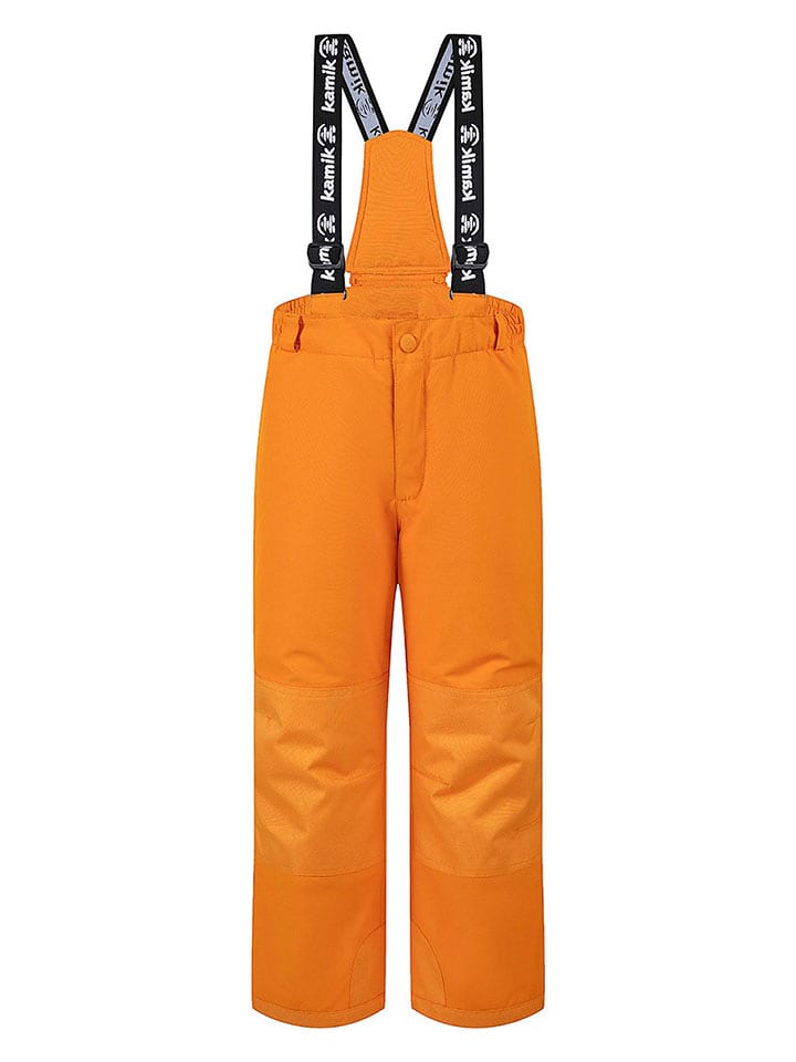Kamik Spodnie narciarskie "Regan" w kolorze pomarańczowym rozmiar: 122