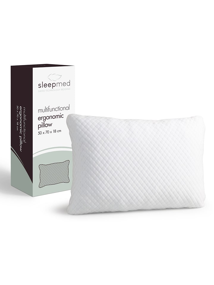 Lifa Living Poduszka w kolorze białym - 50 x 70 cm rozmiar: onesize