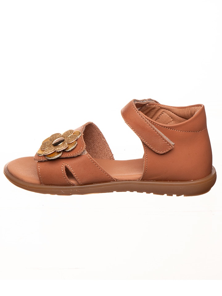 kmins Skórzane sandały w kolorze jasnobrązowym rozmiar: 28