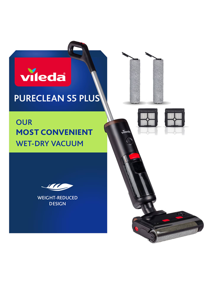Vileda Odkurzacz "Pure Clean S5" w kolorze czarnym - 28,5 x 110,5 x 27,5 cm rozmiar: onesize