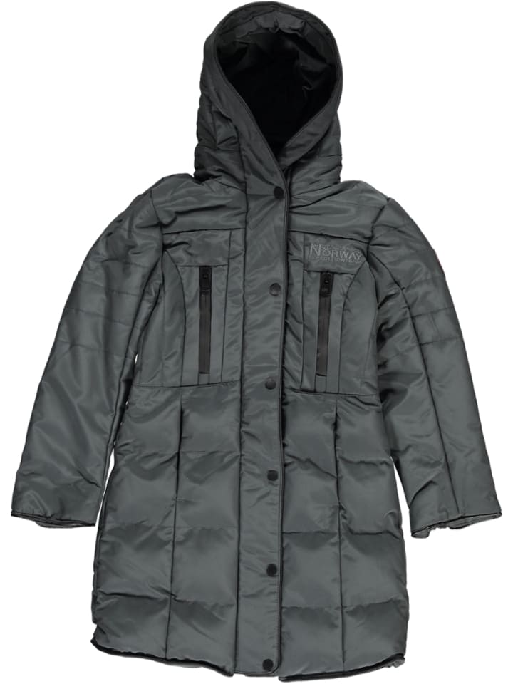 Geographical Norway Płaszcz zimowy "Diaz" w kolorze szarym rozmiar: 128