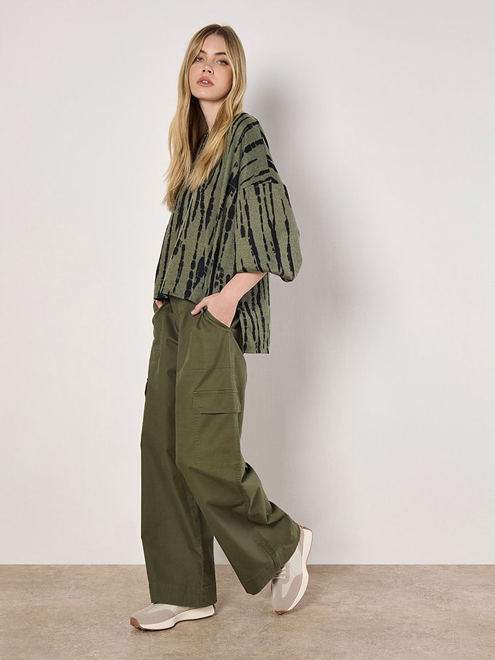 Apricot Bluzka w kolorze czarno-oliwkowym rozmiar: M