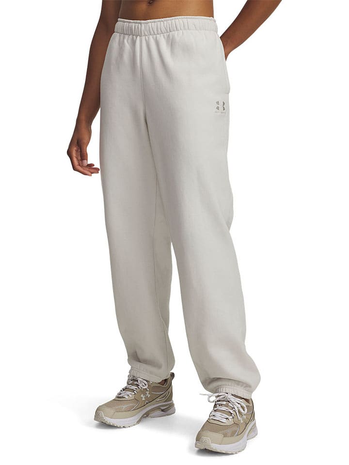 Under Armour Spodnie dresowe "Icon Vida" w kolorze białym rozmiar: S