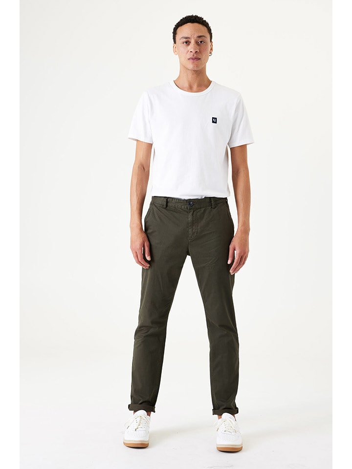 Garcia Spodnie chino w kolorze khaki rozmiar: W36