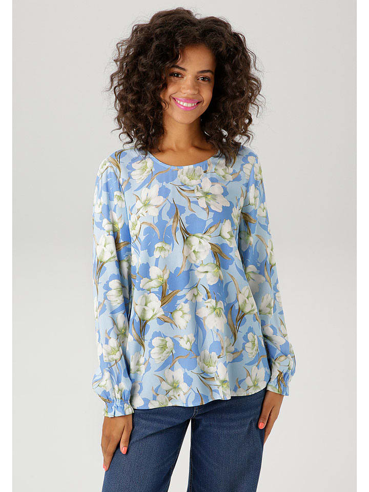 Aniston Bluzka w kolorze błękitnym rozmiar: 40