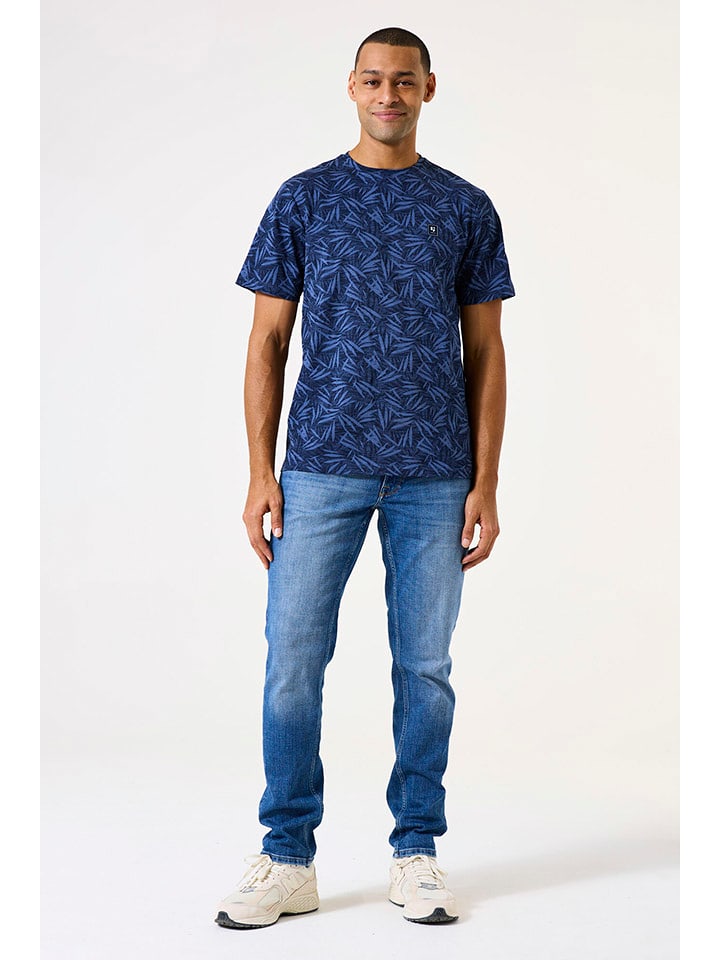 Garcia Koszulka w kolorze granatowym rozmiar: L