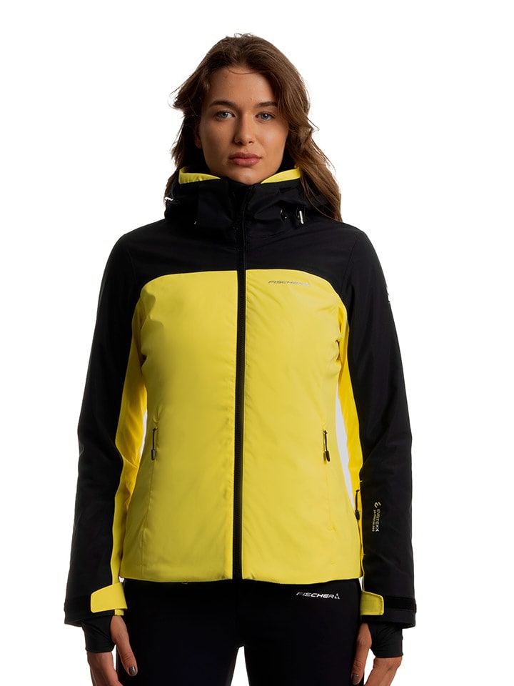 Fischer Kurtka narciarska w kolorze żółto-czarnym rozmiar: XL