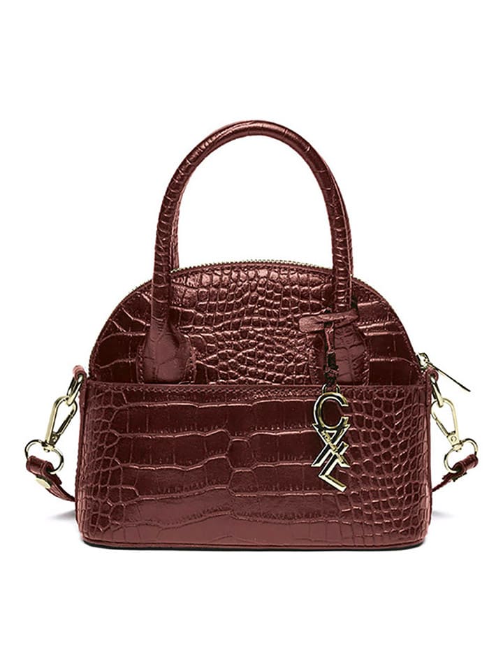 CXL by Christian Lacroix Skórzana torebka "Bel-air" w kolorze brązowym - 21 x 16 x 9 cm rozmiar: onesize