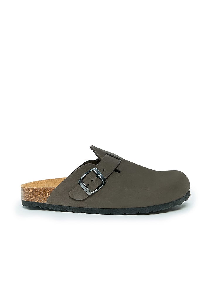 Mandel Skórzane chodaki "Noe" w kolorze szarym rozmiar: 38