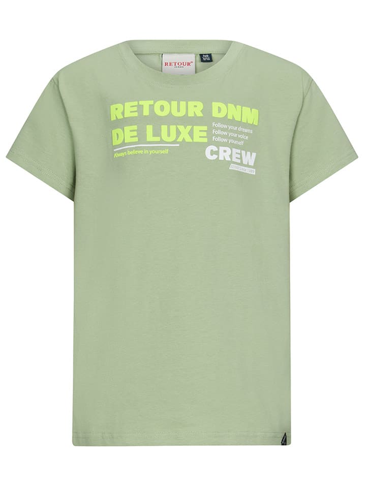 Retour Koszulka "Zeb" w kolorze zielonym rozmiar: 128