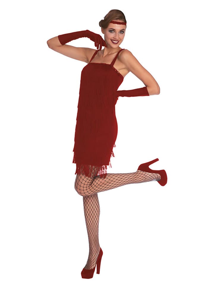 Carnival Party 3-częściowy kostium w kolorze czerwonym rozmiar: S