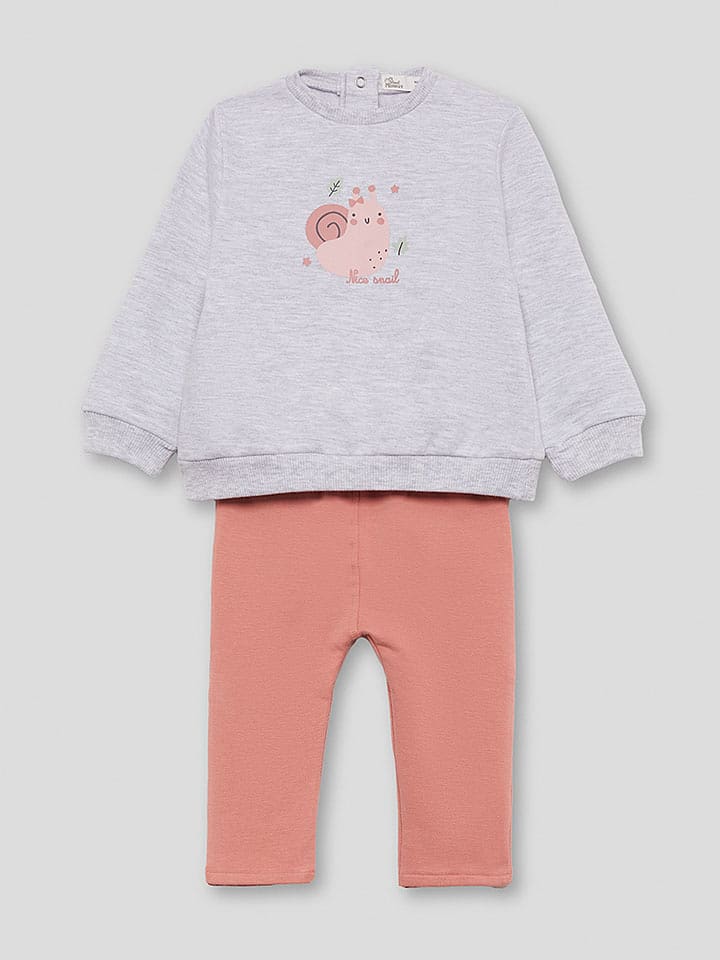 Street MONKEY 2-częściowy zestaw w kolorze pomarańczowo-szarym rozmiar: 68