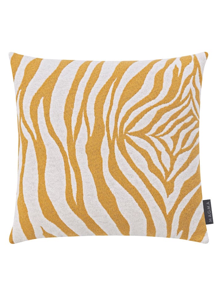 Magma Heimtex Poszewka "Cebra" w kolorze żółtym na poduszkę - 40 x 40 cm rozmiar: onesize