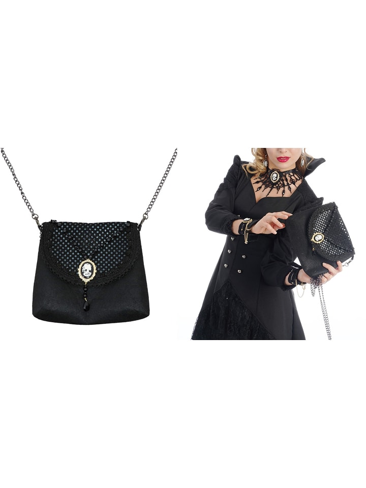 CHAKS Torebka "Gothic" w kolorze czarnym rozmiar: onesize