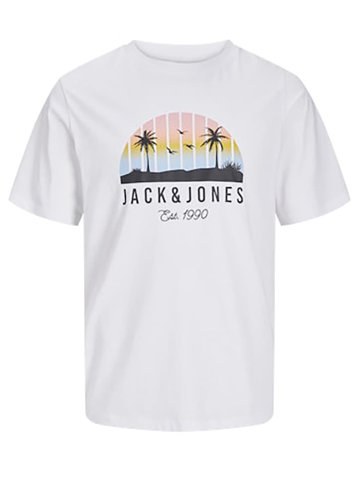 Jack & Jones Koszulka w kolorze białym rozmiar: L