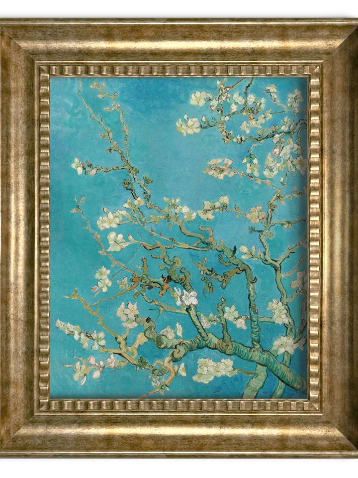 Orangewallz Druk artystyczny "Van Gogh - almondblossom" w ramce rozmiar: 40x50 cm