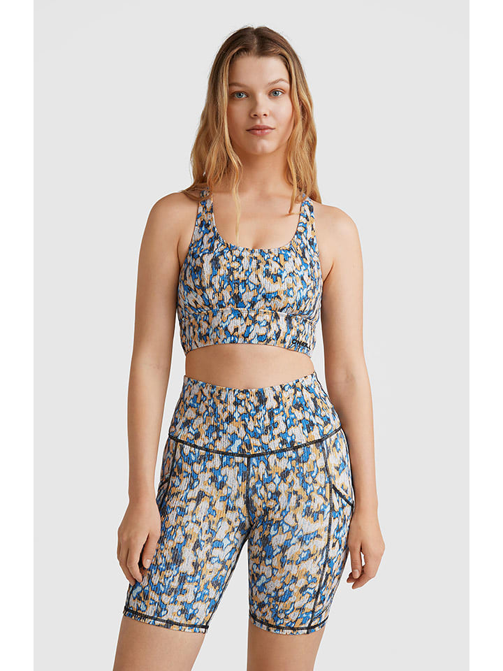 O'Neill Szorty sportowe "Hike" w kolorze niebiesko-żółtym rozmiar: XL