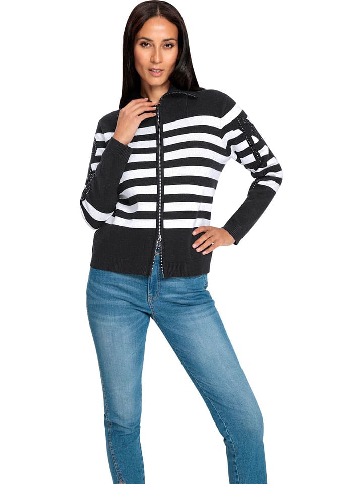 Heine Kardigan w kolorze czarno-białym rozmiar: 50