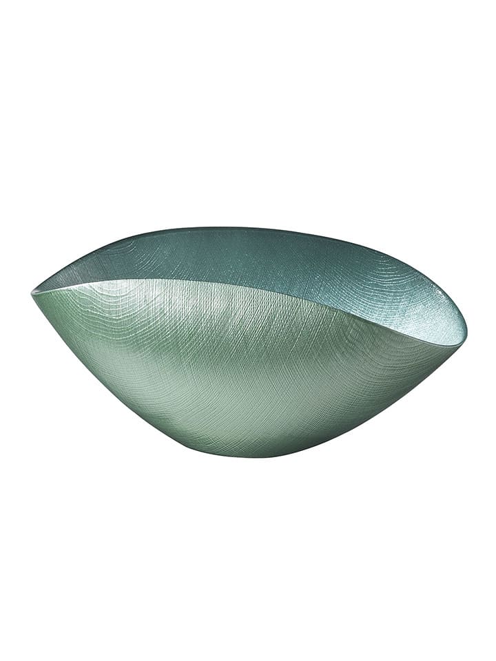 Onlylux Miska dekoracyjna "Burano" w kolorze zielonym - 38 x 11 cm rozmiar: onesize