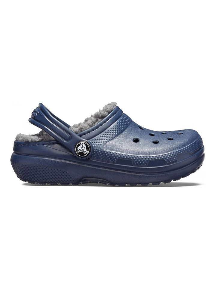 Crocs Chodaki "Classic Lined" w kolorze granatowym rozmiar: 22/23