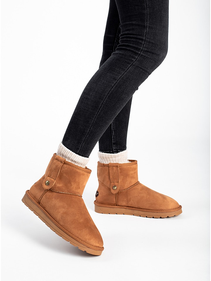 Blackfield Botki zimowe "Missie" w kolorze jasnobrązowym rozmiar: 40