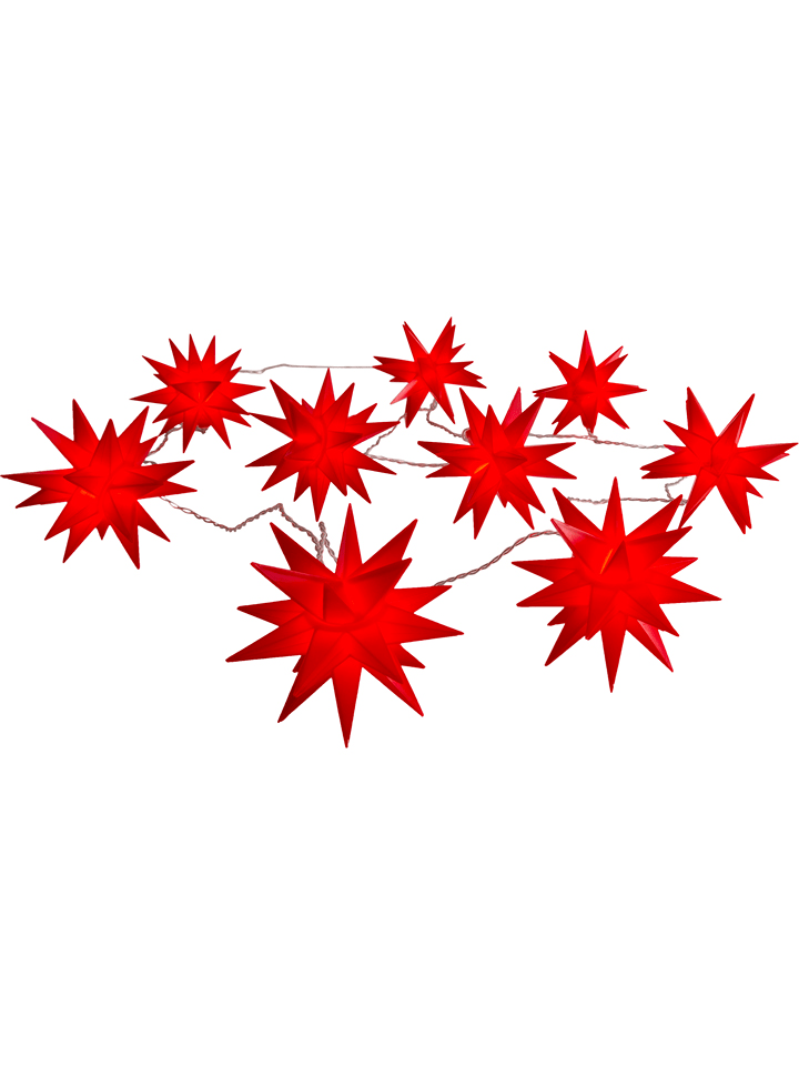 näve Łańcuch świetlny LED w kolorze czerwonym rozmiar: onesize