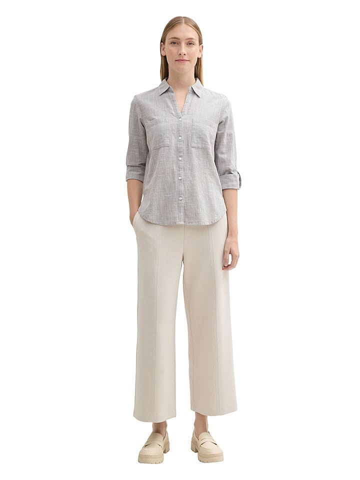 Tom Tailor Koszula w kolorze szarym rozmiar: 40