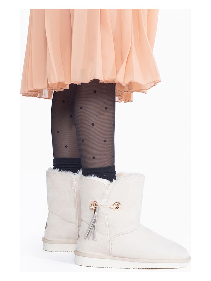 ISLAND BOOT Botki zimowe "Whale" w kolorze kremowym rozmiar: 39