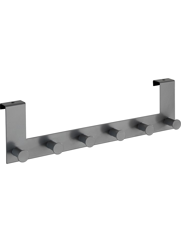 Wenko Wieszak "Celano" w kolorze szarym na drzwi - 39 x 11 x 7,5 cm rozmiar: onesize