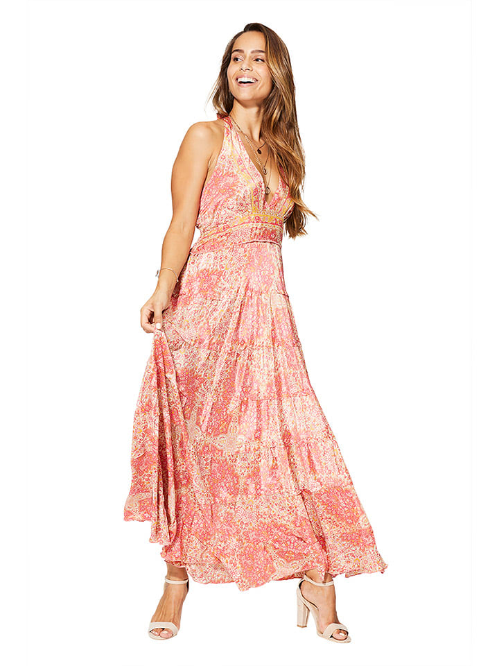 Aller Simplement Sukienka w kolorze jasnoróżowo-białym rozmiar: 34-40