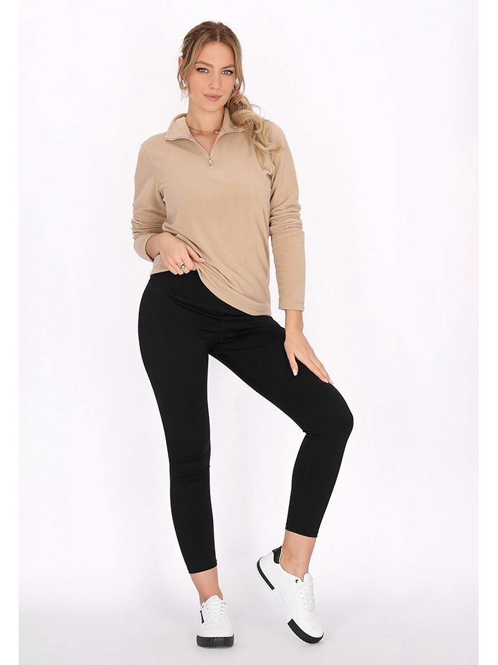 Schmuddelwedda Bluza polarowa w kolorze beżowym rozmiar: L