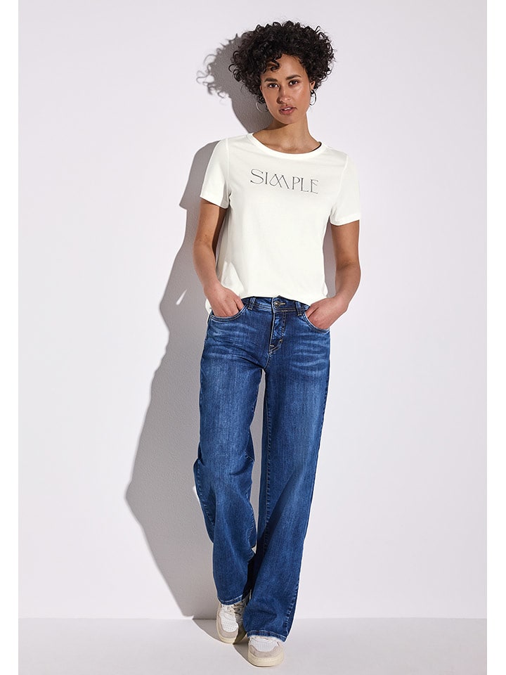 Street One Koszulka w kolorze białym rozmiar: 42