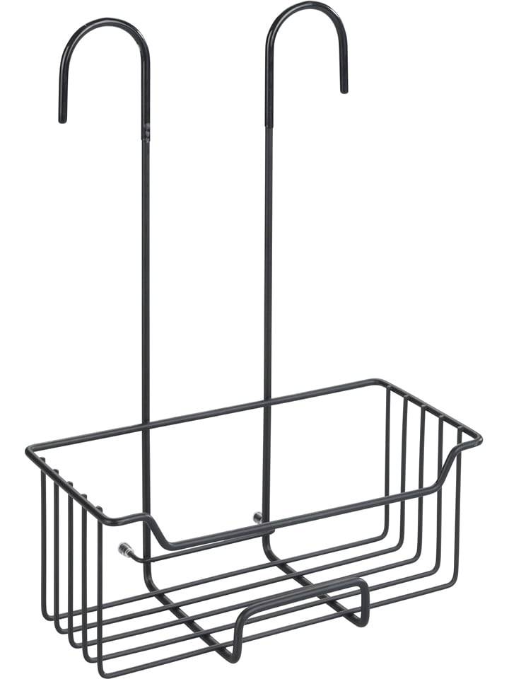 Wenko Termostatyczny regał prysznicowy "Milo" w kolorze czarnym - 25 x 36 x 14 cm rozmiar: onesize