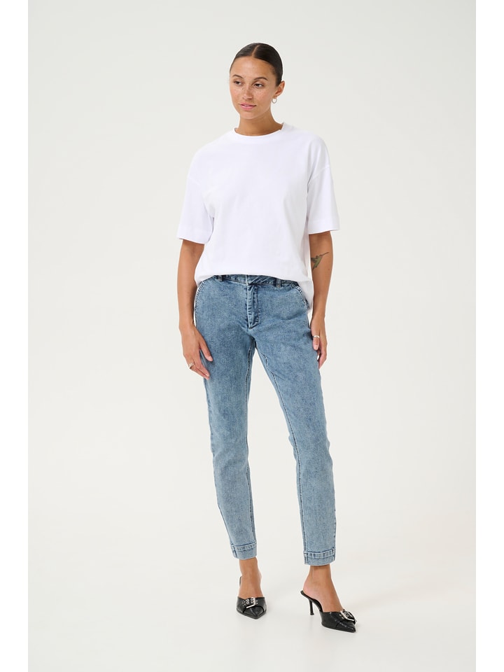 Kaffe Dżinsy - Slim fit - w kolorze błękitnym rozmiar: 40