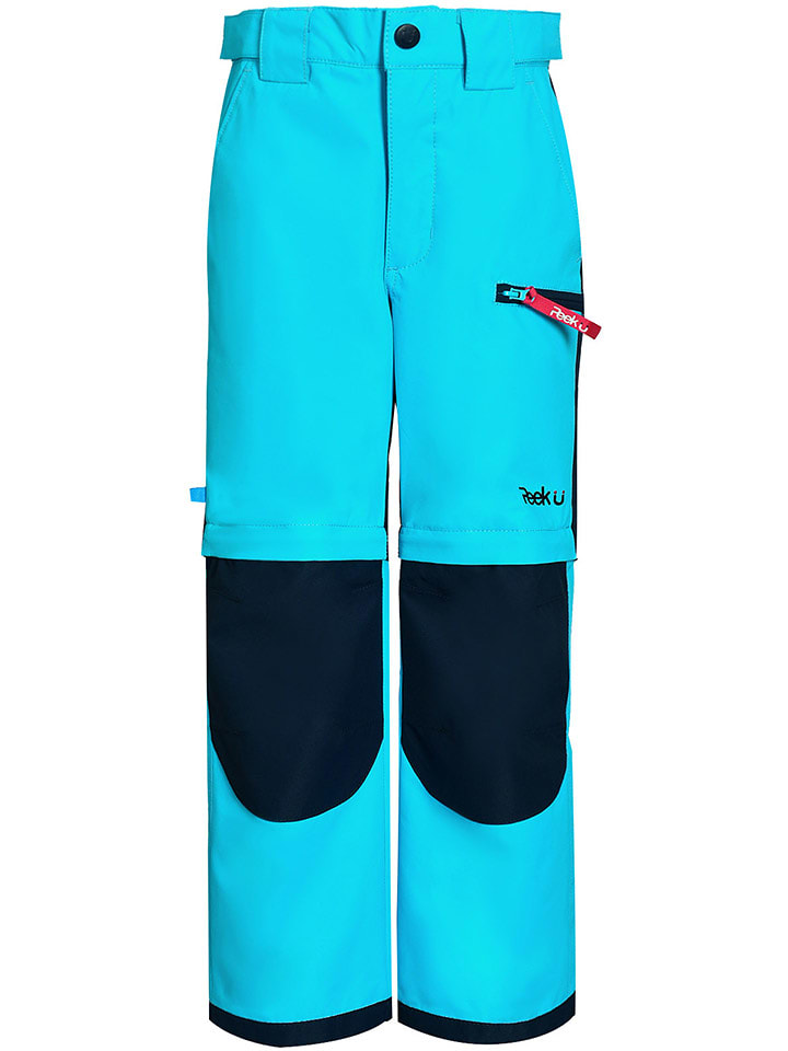 Peek U Spodnie trekkingowe Zipp-Off "Terra" w kolorze turkusowo-granatowym rozmiar: 98