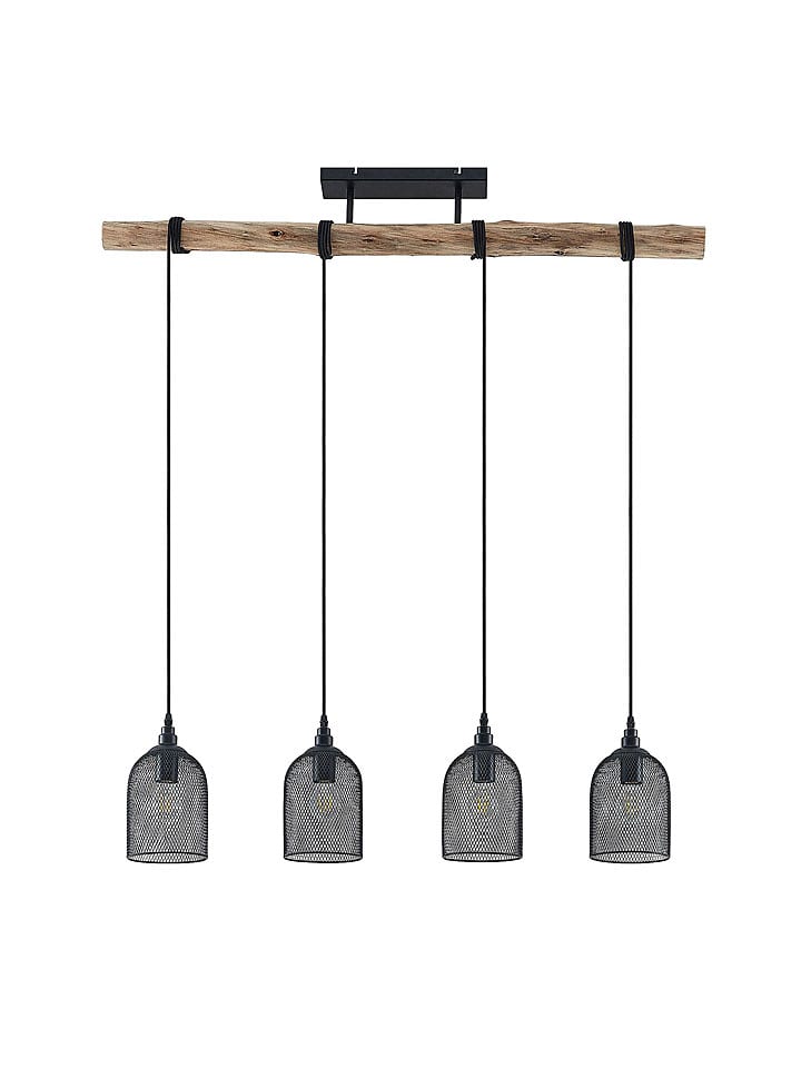 Lindby Lampa wisząca "Dolcin" w kolorze czarnym - 180 x Ø 15 cm rozmiar: onesize