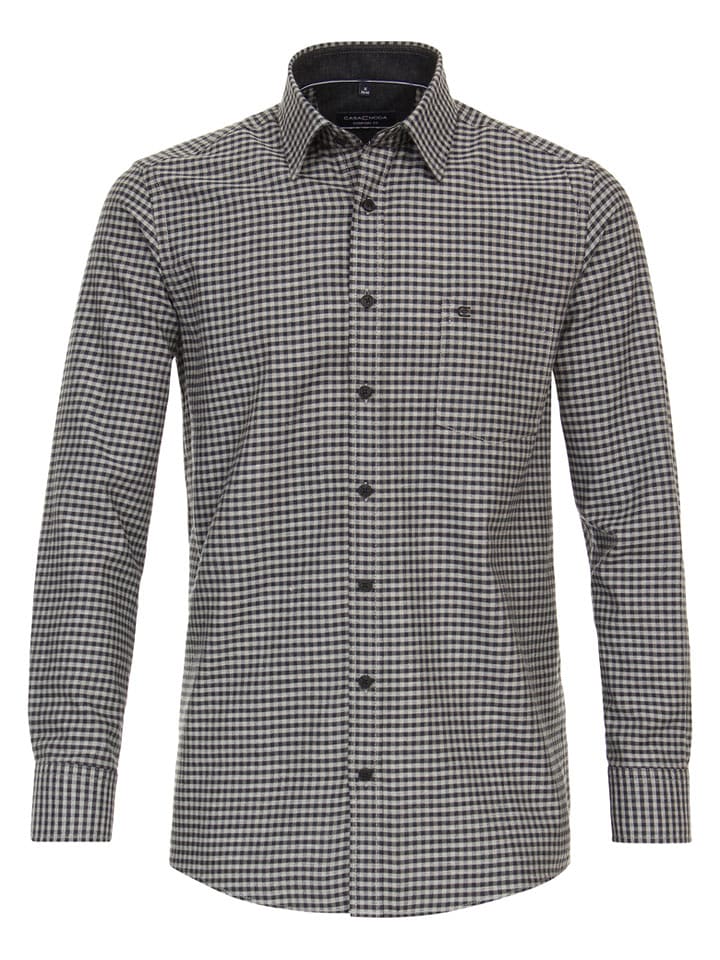 CASAMODA Koszula - Comfort fit - w kolorze czarno-szarym rozmiar: 6XL